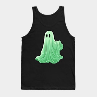 Halloween Ghost Retro Cartoon Tank Top